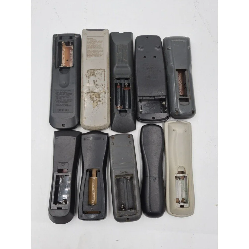 Mixed Lot of 10 Remote SONY GE Phillips RCA Dish Sharp Magnavox DVD
